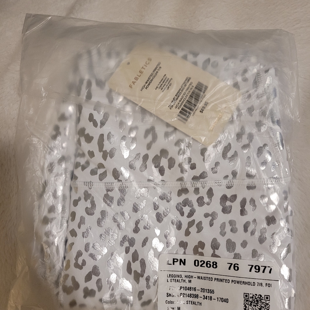 White Leopard Leggings